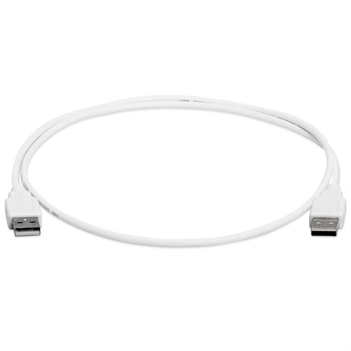 Cmple USB 2.0 Male to Male Cable High-Speed USB 2.0 A to A Extension Cable for Data Transfer – 3 Feet, White