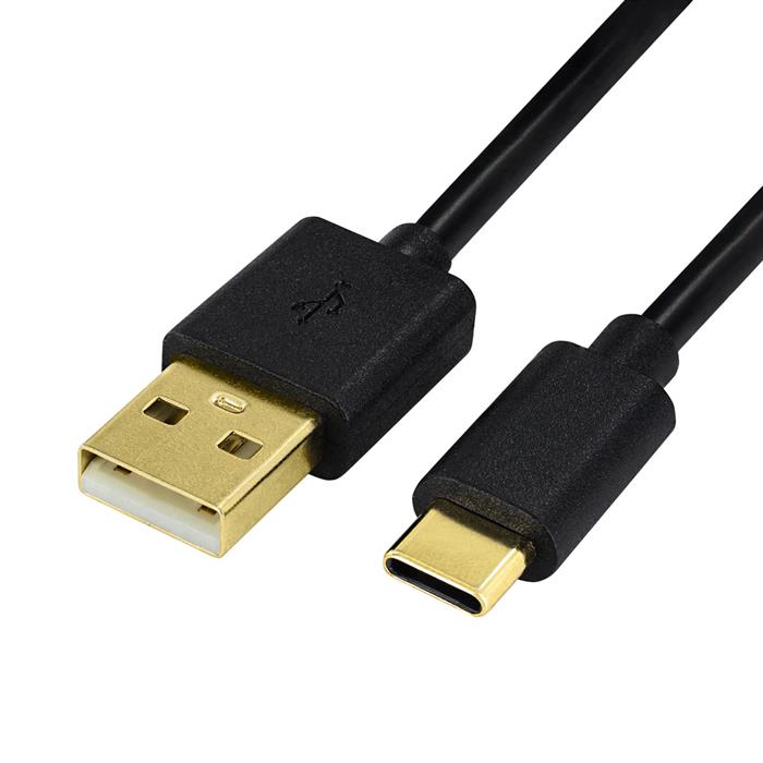 Cmple USB Type-C to USB-A 2.0 Male Charger Type C Fast Charging Cable - Cmple USB Type-C to USB-A 2.0 Male Charger Type C Fast Charging Cable - 6 Feet Black