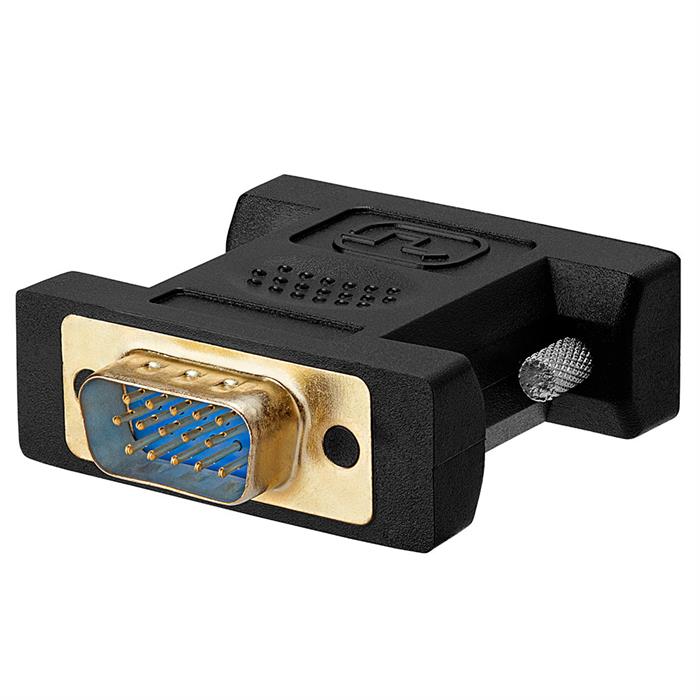 DVI-A Male to VGA Male Adapter GOLD
