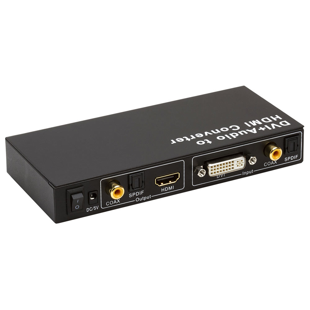 Skab menneskemængde essens DVI & S/PDIF Digital Coax/Optical Toslink Audio to HDMI Converter