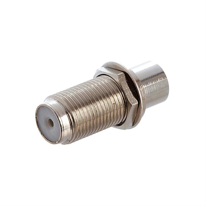 F Female To RCA Female Adapter Nut and Washer Type