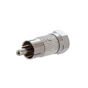 F Male To RCA Male Adapter