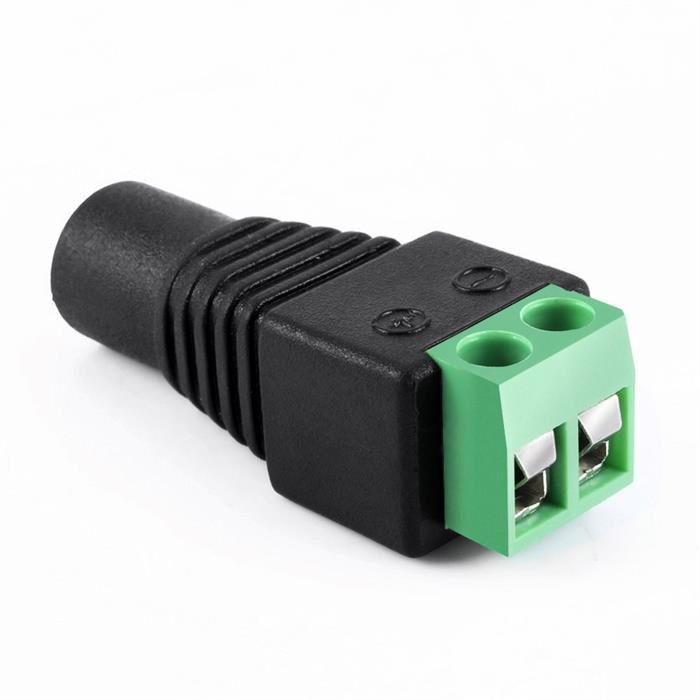 Female 2.1 x 5.5mm DC Power Plug Jack Adapter Connector for CCTV