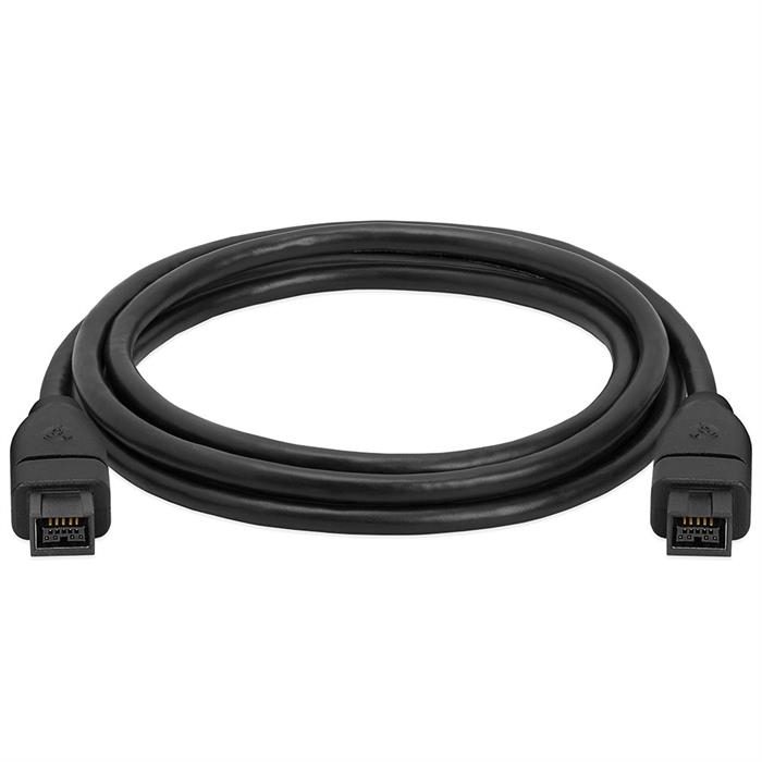 FireWire 800 BETA 9 Pin to 9 Pin Male To Male Cable 6 Feet Black