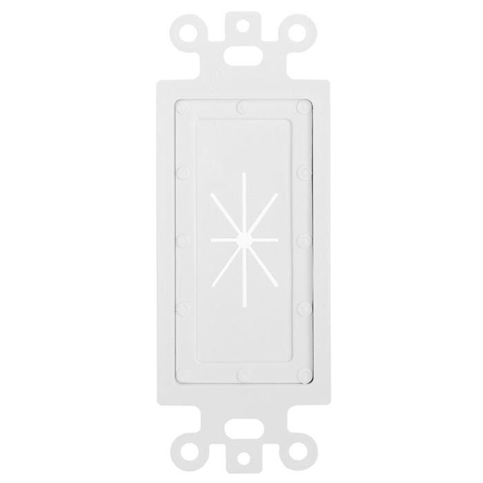 Standard Size Cable Through Wall Plate	