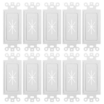 10 PCS Flexible Opening Wall Plate