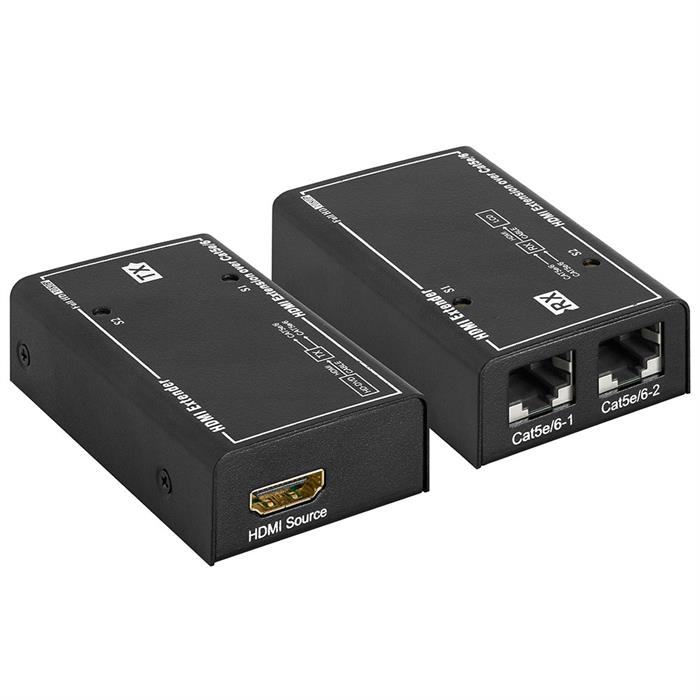 HDMI Balun Extender Repeater over Cat5e/Cat6 - up to 196 Feet