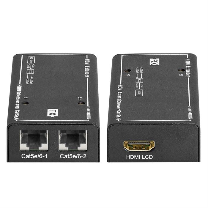 HDMI Balun Extender Repeater over Cat5e/Cat6 - up to 196 Feet