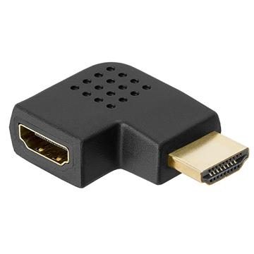 HDMI Right Angle Port Saver M/F Adapter - Vertical Flat Right 270 Degree