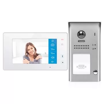 Video Intercom Doorbell System with One Monitor for One Apartment	