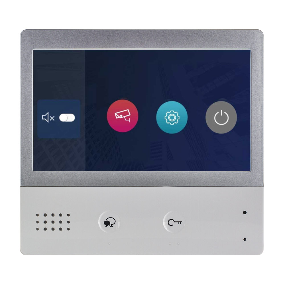 Intercom System for Home | 1 Apartment 170° Video DoorBell WiFi | 7  Monitor, Door Release - DX4711M/ID