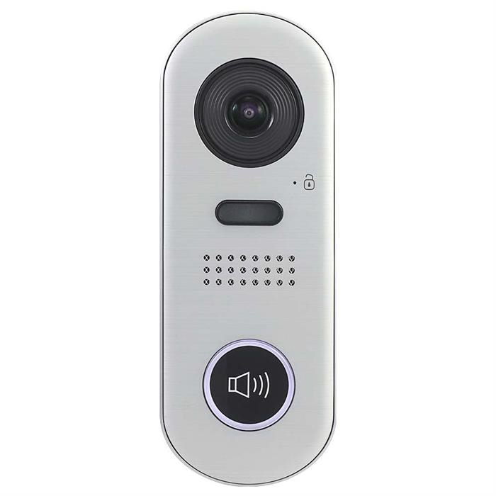 IP Door Entry Camera Panel – IPX-610 Outdoor Entrance Call Module for IP Video Intercom Door System with 170° Ultra Wide Fisheye Lens in Waterproof Metal Housing, Surface Mount