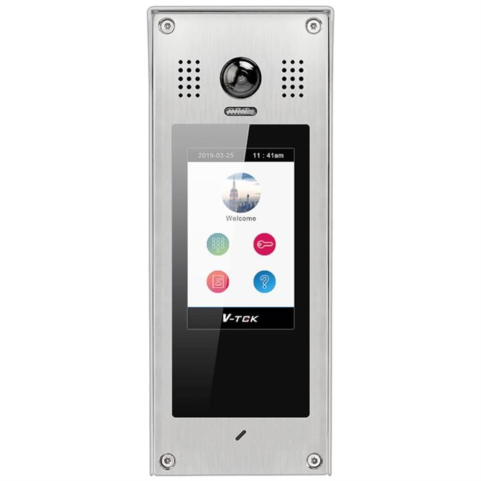 IP Intercom Entry Panel with Simple and Intuitive Menu	