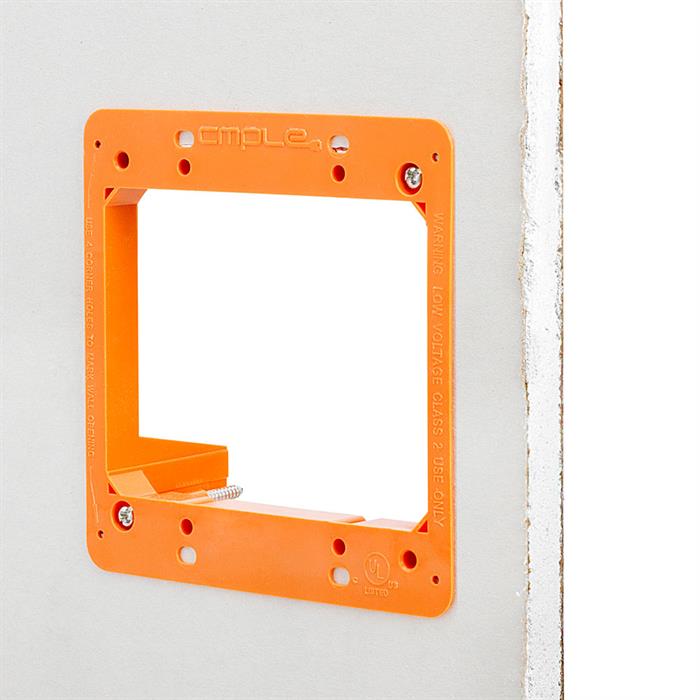 Low Voltage Mounting Bracket 2 Gang Multipurpose Drywall Mounting Wall Plate Bracket – Dual Gang