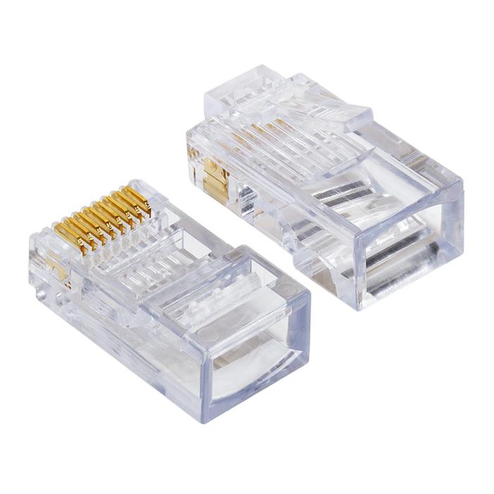 Platinum Tools 100003C EZ-RJ45 Cat5/5e Connectors, 50 Pc. Clamshell
