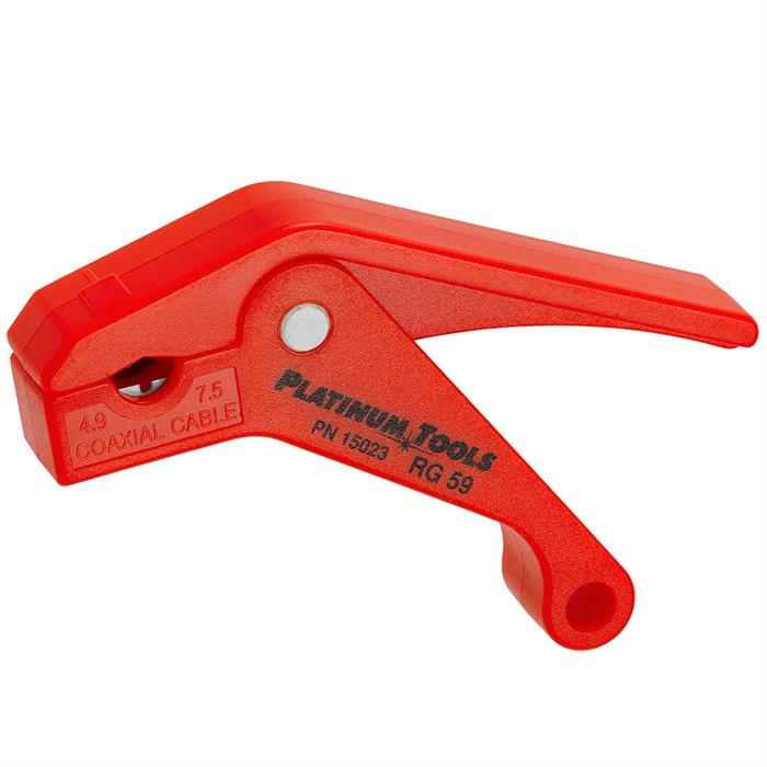 Platinum Tools 15023C SealSmart Coax Stripper for RG59 - Red