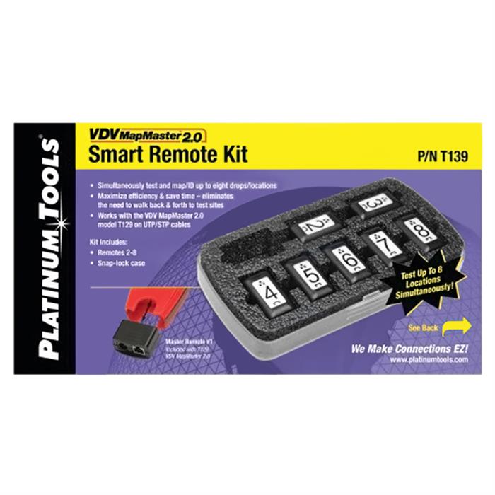 Platinum Tools T139 VDV MapMaster 2.0 Smart Remote Kit