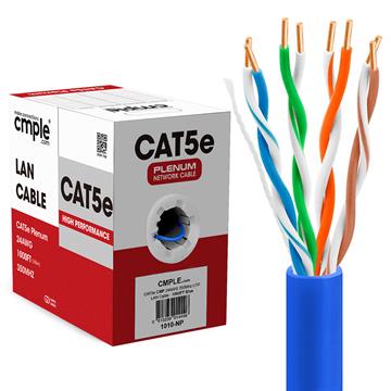 UTP CMR Cat5e Riser Blue Cable 1000ft Box