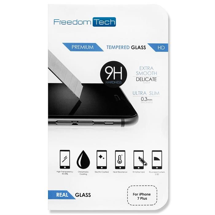 Premium Real Tempered Glass Screen Protector For Apple iPhone 7 Plus