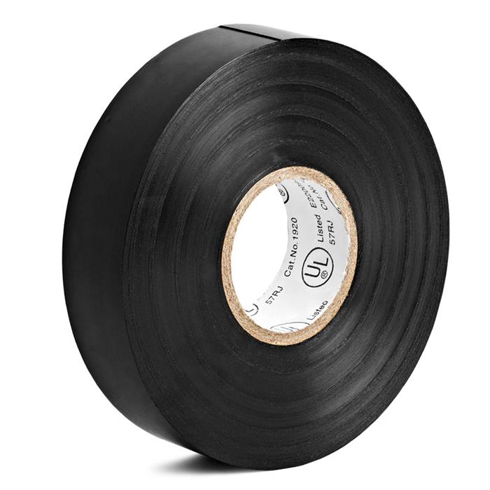 PVC Electrical Tape Roll 3/4" Wide - 65ft Black