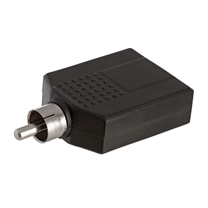 RCA Plug to 2x6.35mm Mono Jack Adapter