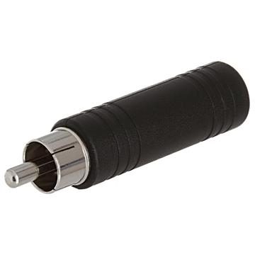RCA Plug to 6.35mm Mono Jack Adapter