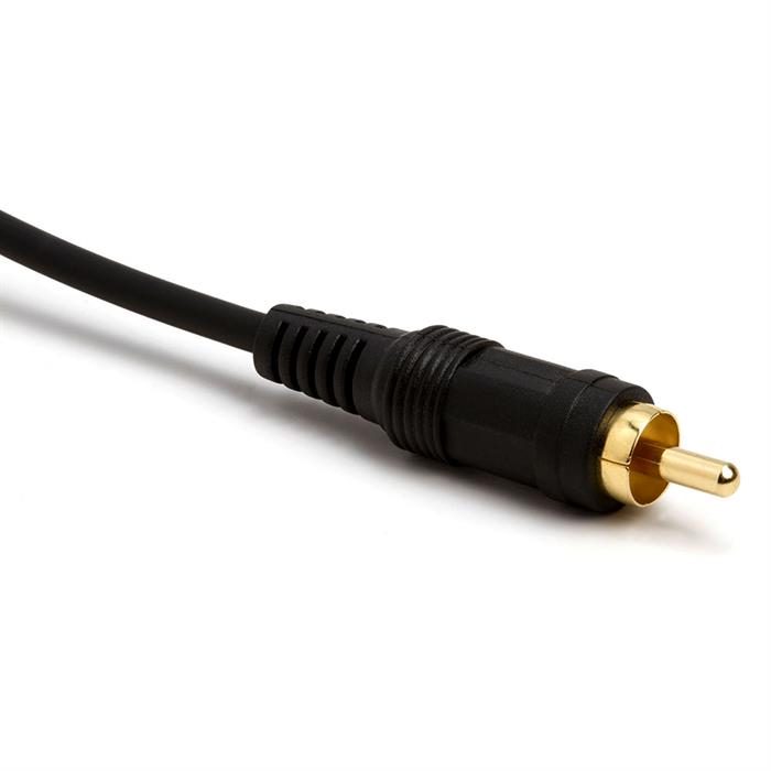 RCA to 3.5 mm Gold Plated Mono Cable - 6 Feet