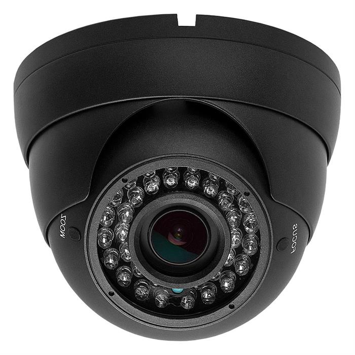 Security Indoor/Outdoor Dome Camera 700TVL Dark Gray 36IR - 2.8-12mm Varifocal