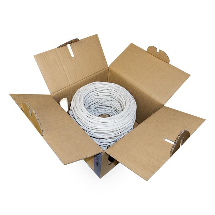 Speaker Wire 250ft 12AWG 2C White | In-Wall | CL2 Speaker Cable