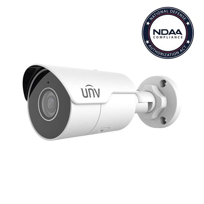 Uniview 4MP Bullet IP Camera, 2.8mm Fixed Lens, HD Mini IR, EasyStar, Network Security Camera (IPC2124SR5-ADF28KM-G)