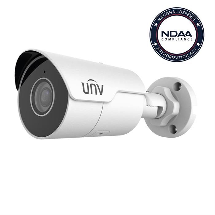 Uniview 5MP Bullet HD Mini Camera, 2.8mm Prime Lens, HD, EasyStar, IR, Network Security Camera (IPC2125SR5-ADF28KM-G)