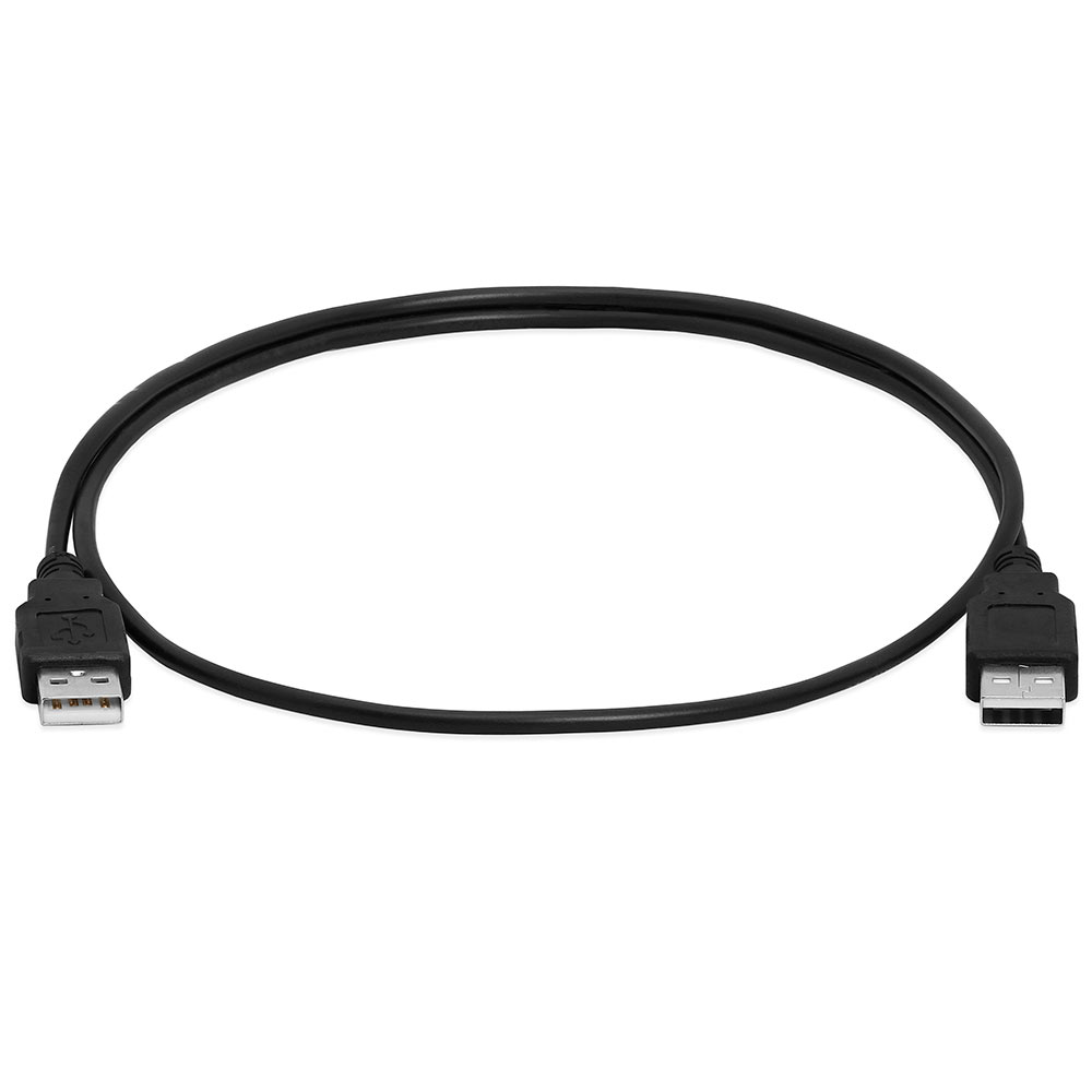 USB 2.0 A To A Male High-Speed 480 Cable - 3Feet Black