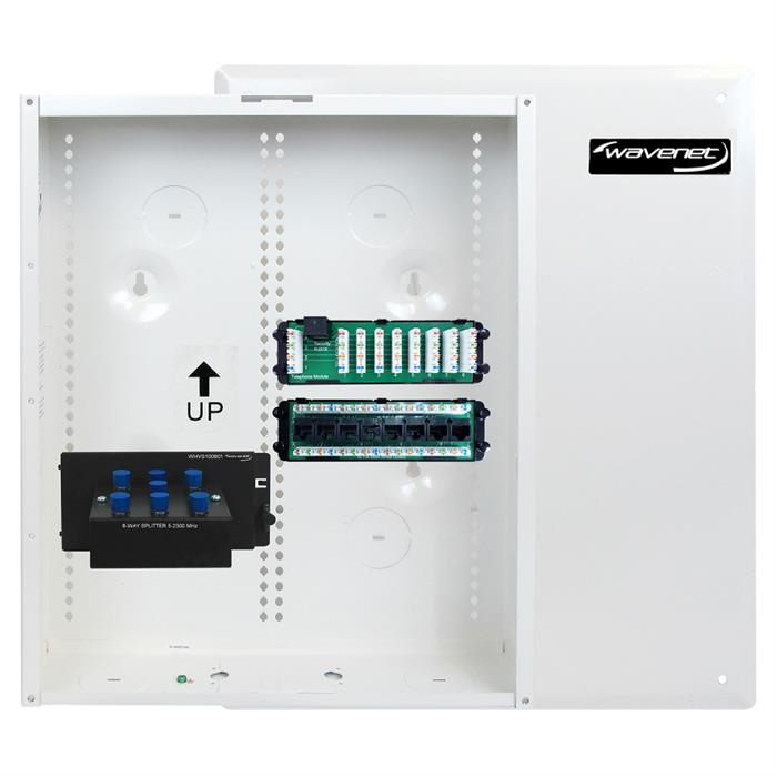 Wavenet – 18” Structured Media Enclosure Combo Kit	