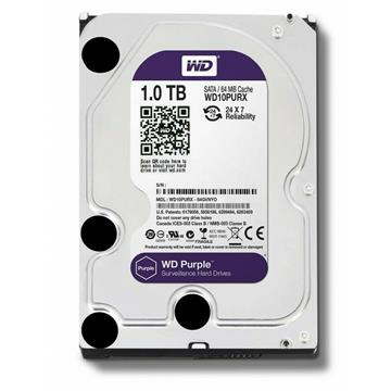 HDD Purple 1TB 3,5" 64MB SATAIII/5400rpm Western Digital	