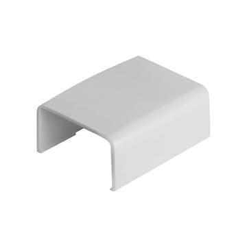 Wire Trak Joint Cover for Raceway PVC White, 1" W x 1/2" H